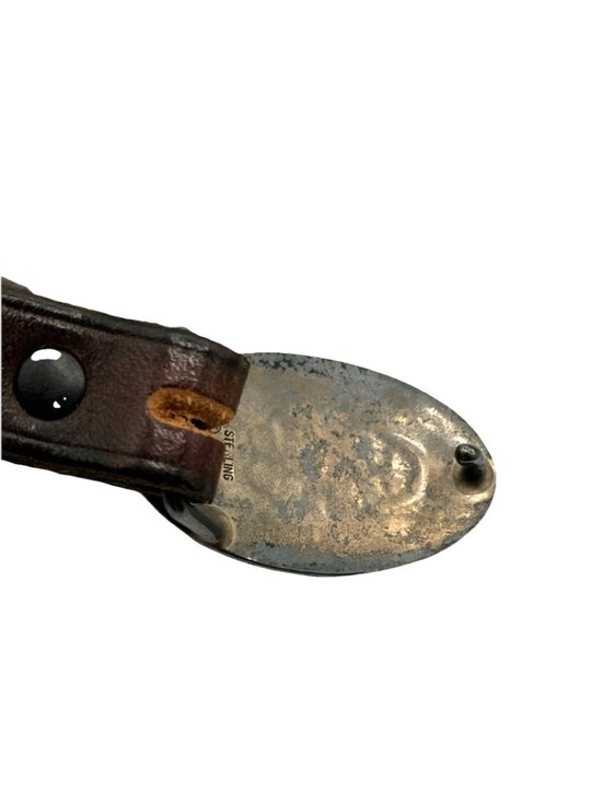 Vintage sterling Belt w Buckle Western Native Navajo Craft Masters